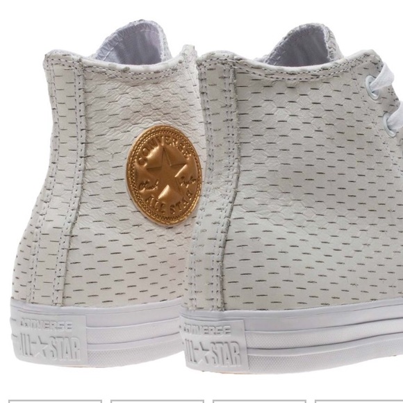 ‼️SOLD‼️NWB CONVERSE ALL-STAR LEATHER HI MENS 11.5 - Picture 6 of 8